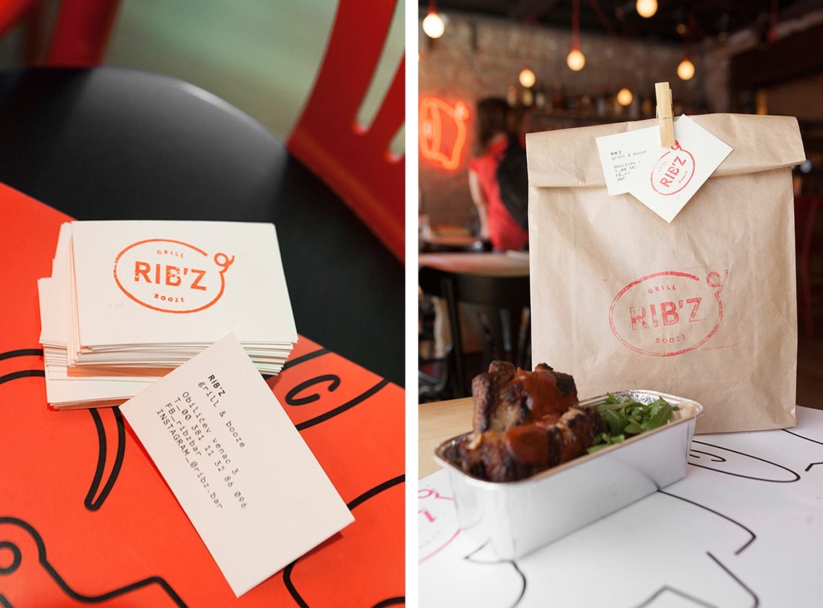 RIB' Z餐饮品牌形象设计案例