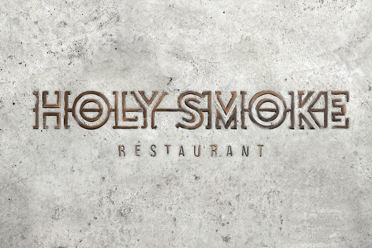 Holy Smoke餐饮品牌设计欣赏