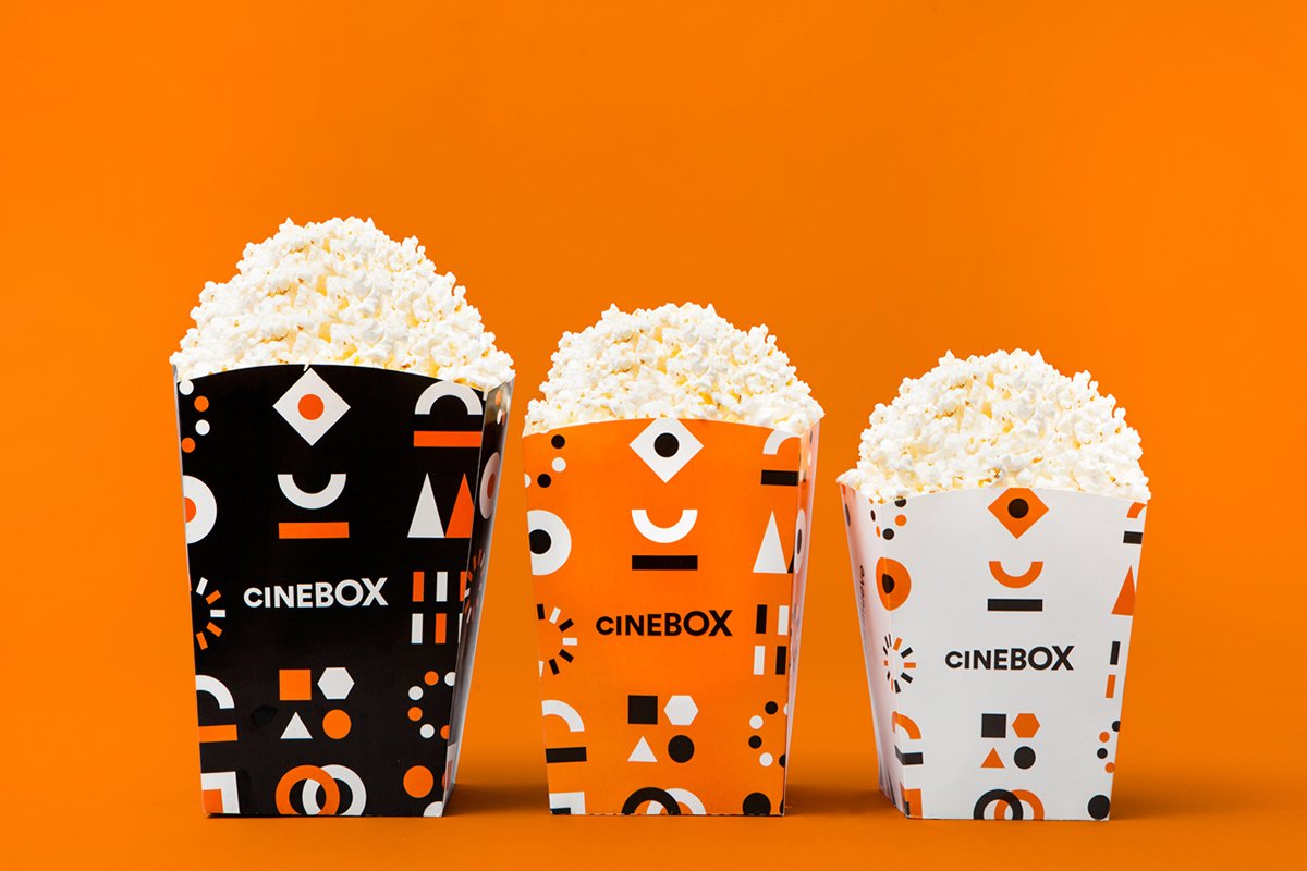 Cinebox影院VI形象设计展示  包装设计