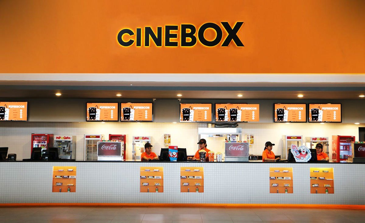 Cinebox影院VI形象设计展示  展厅展示