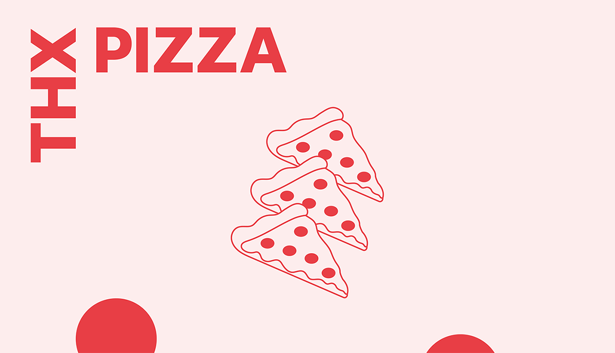深圳VI设计  深圳VI策划  THX PIZZA披萨VI设计形象  标志设计