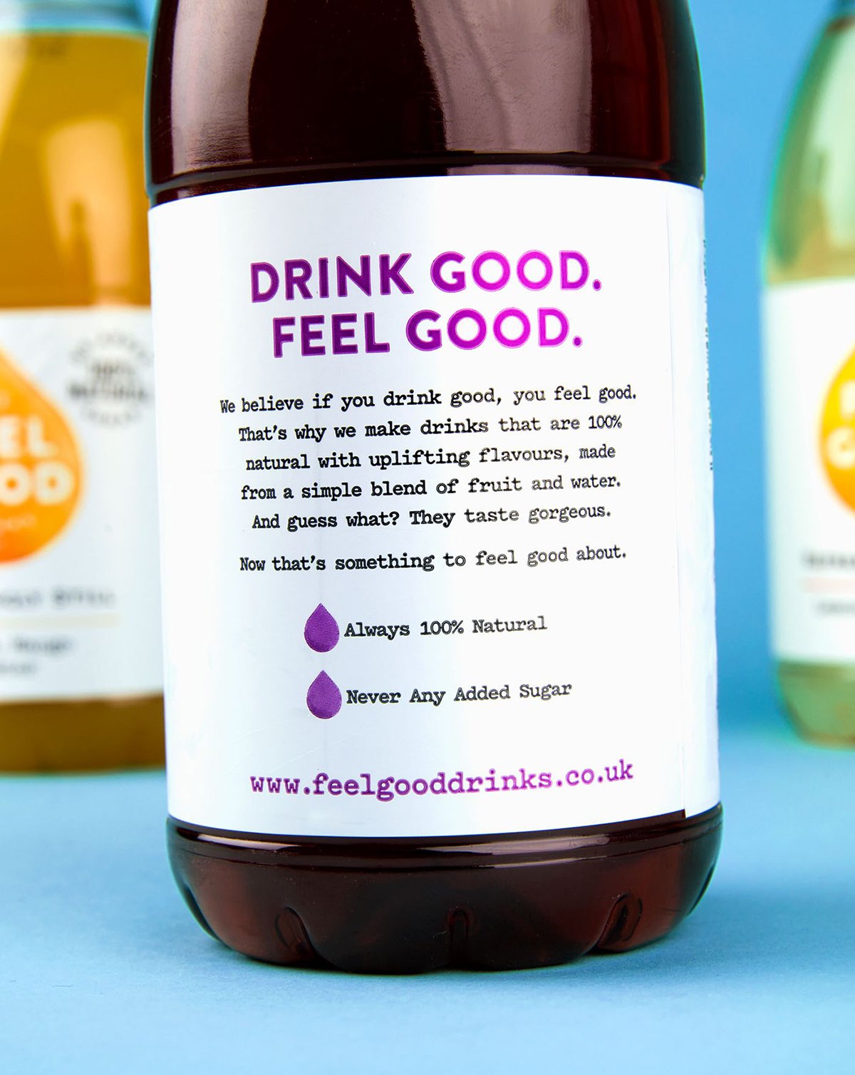 深圳VI设计  深圳VI策划  FEEL GOOD果汁系列包装形象  包装展示