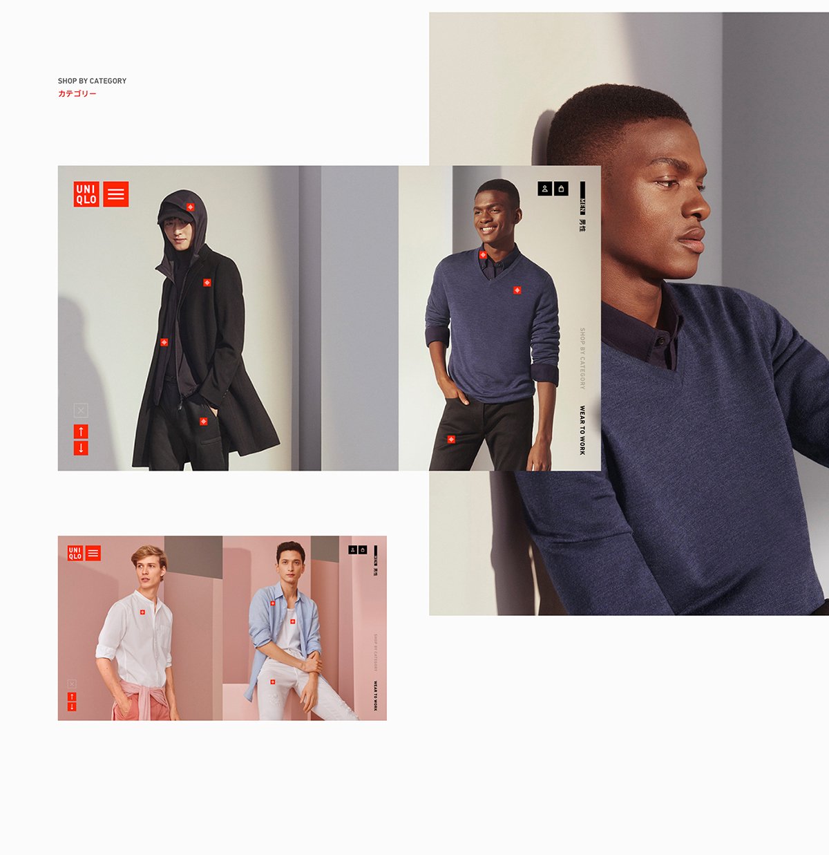 UNIQLO优衣库（服饰）品牌线上商城官网界面设计，服饰品牌官网，官网界面设计，商城界面设计，服饰官网设计