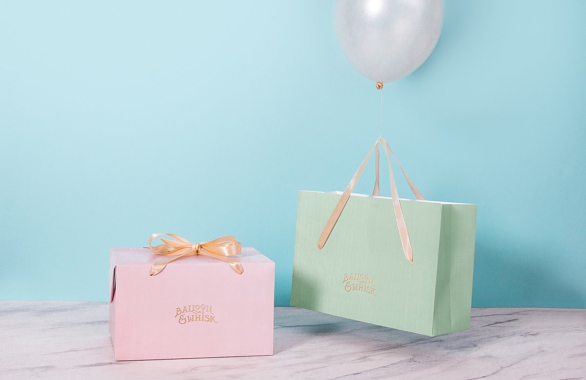 蛋糕店（食品）品牌vi设计—Balloon and Whisk 插图赏析，vi设计，视觉形象vi设计，食品vi设计，包装设计，蛋糕店品牌vi设计，vi品牌策划，深圳vi设计，左右格局