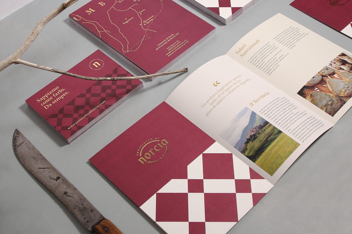 （食品）Norcia 火腿品牌vi设计和logo设计案例，vi设计，食品vi设计，食品品牌vi设计，品牌logo设计，品牌vi设计，vi品牌策划，深圳vi设计，左右格局