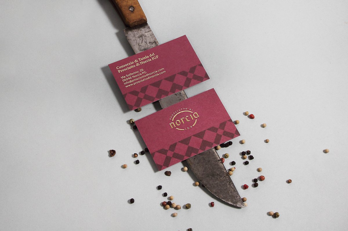 （食品）Norcia 火腿品牌vi设计和logo设计案例，vi设计，食品vi设计，食品品牌vi设计，品牌logo设计，品牌vi设计，vi品牌策划，深圳vi设计，左右格局