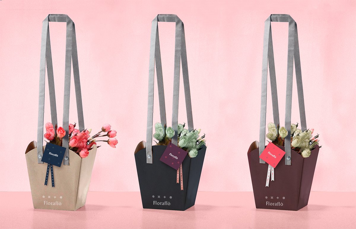 精品花店 Floraflò 品牌vi识别及图标设计案例，vi设计，品牌vi设计，精品花店vi设计，图标设计，品牌vi识别，深圳品牌策划，深圳vi设计，左右格局