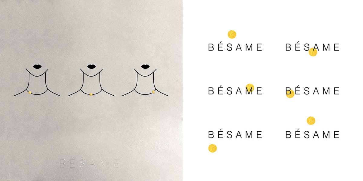 Besame珠宝品牌VI设计和徽标设计——极简主义的品牌形象VI视觉识别案例，vi设计，珠宝vi设计，珠宝品牌vi设计，VI形象设计，高端VI设计，品牌包装设计，品牌vi设计，品牌策划，深圳vi设计，左右格局