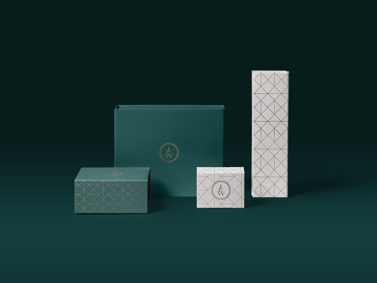 LCW豪华礼宾和精品店vi设计——烫金logo的视觉识别案例，品牌vi设计，精品店vi设计，vi视觉识别，深圳品牌策划，深圳vi设计，左右格局