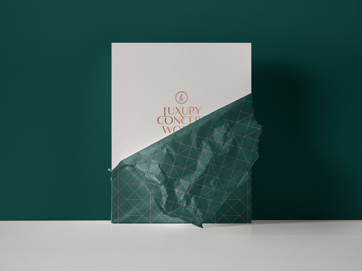 LCW豪华礼宾和精品店vi设计——烫金logo的视觉识别案例，品牌vi设计，精品店vi设计，vi视觉识别，深圳品牌策划，深圳vi设计，左右格局