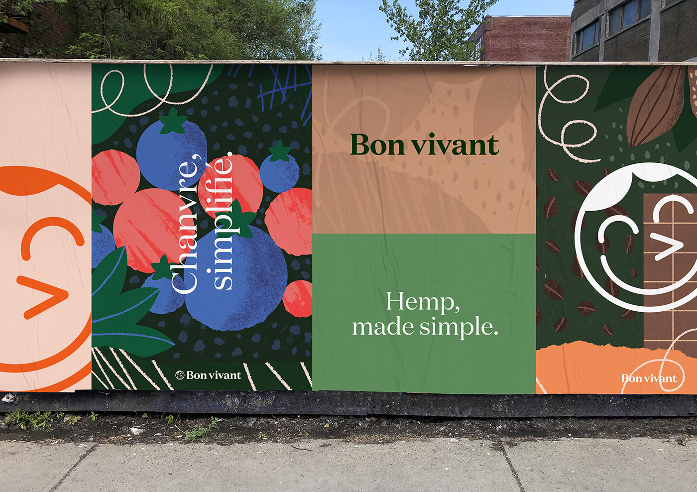 Bon Vivant手工食品品牌VI形象设计，食品vi设计，深圳vi设计，左右格局