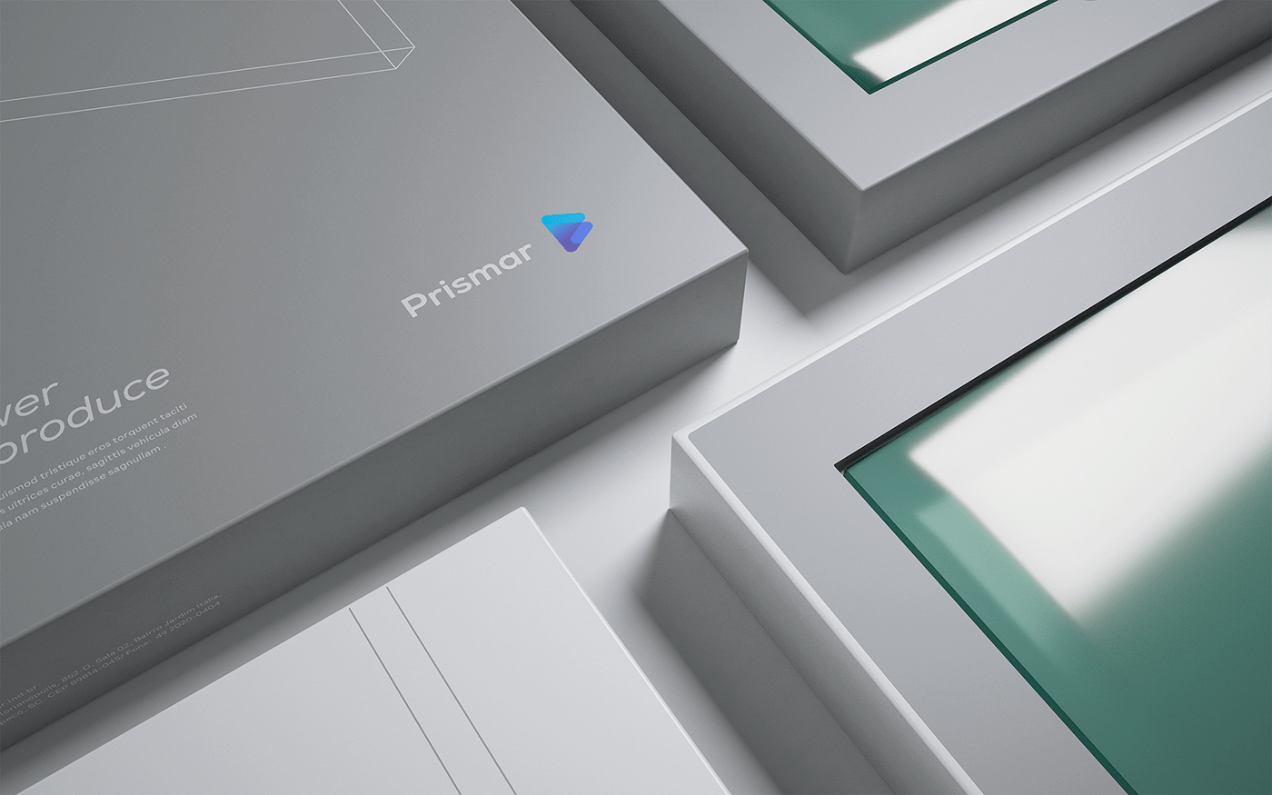 Prismar高新建筑科技企业品牌VI设计案例，科技VI设计，深圳企业策划，企业形象设计，深圳VI设计，左右格局