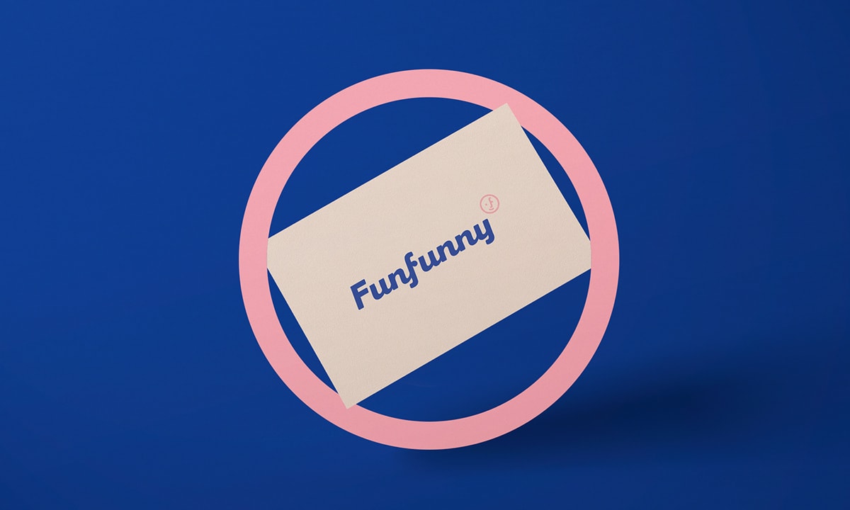 Funfunny儿童时装品牌策划和品牌logo设计案例，服装VI设计，儿童时装品牌设计，深圳品牌策划，深圳VI设计，左右格局