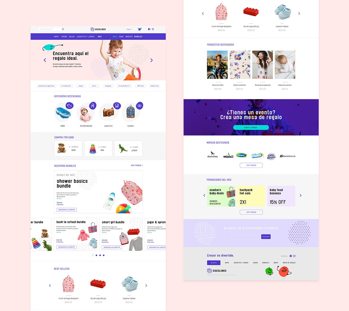 Cocolinos创意婴儿用品品牌策划和品牌设计，服饰VI设计，婴儿品牌设计，深圳品牌策划，深圳VI设计，左右格局
