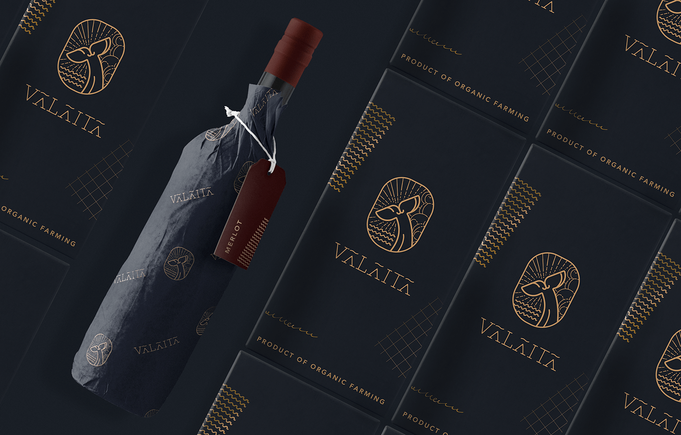 Valaita精致葡萄酒品牌VI设计——插图包装设计欣赏，餐饮VI设计，高端VI设计，葡萄酒包装设计，深圳VI设计，左右格局