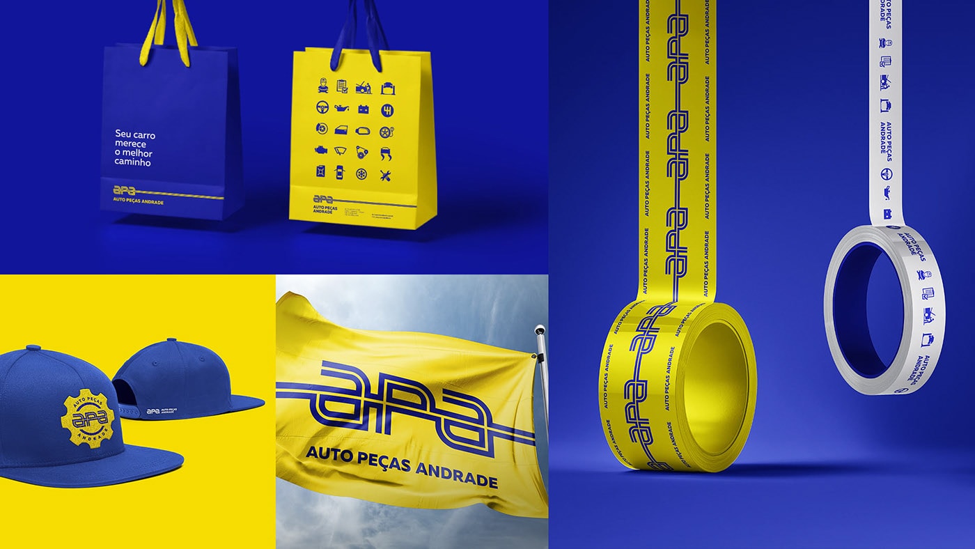 APA汽车物流企业VI设计——品牌标识设计案例，物流企业VI设计，品牌标识设计，深圳VI设计，左右格局