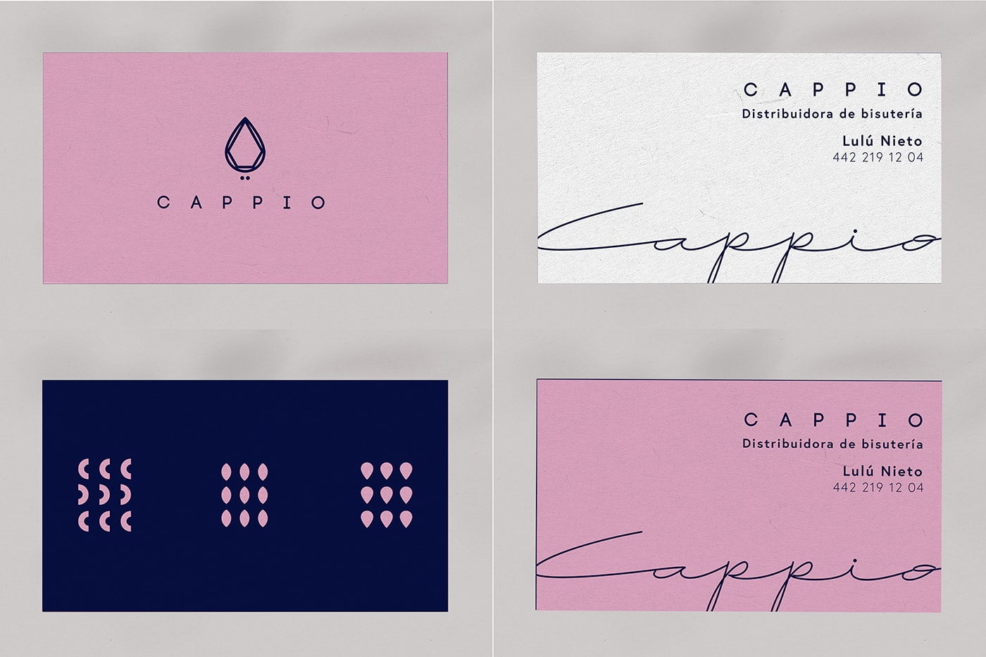 Cappio 服装珠宝企业品牌全案策划案例，服装VI设计，品牌全案策划，企业形象设计，深圳VI设计，左右格局
