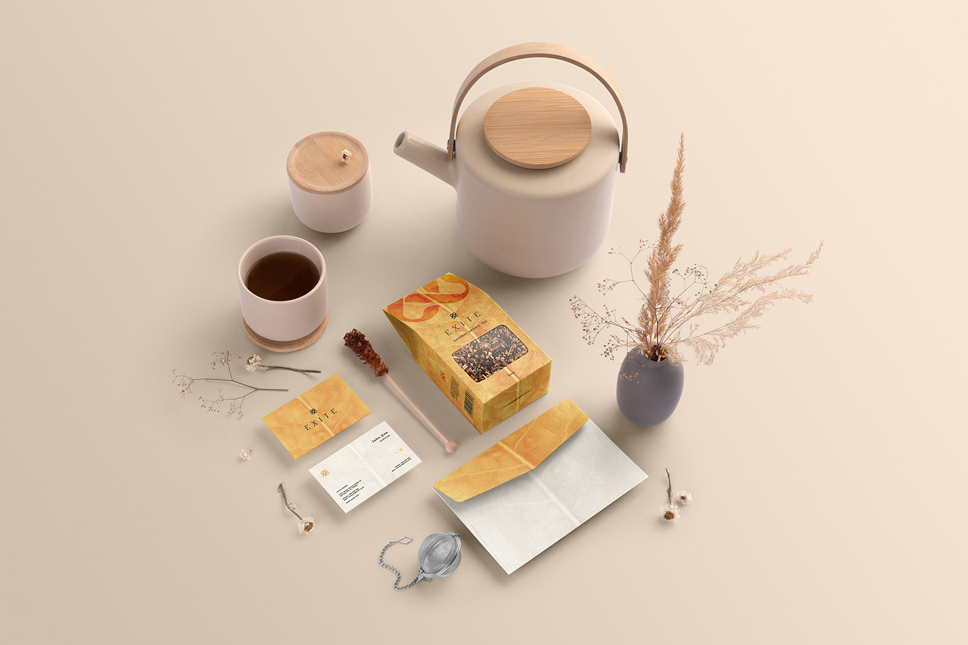 草药茶vi设计，深圳食品vi设计，vi形象设计，深圳vi设计公司

